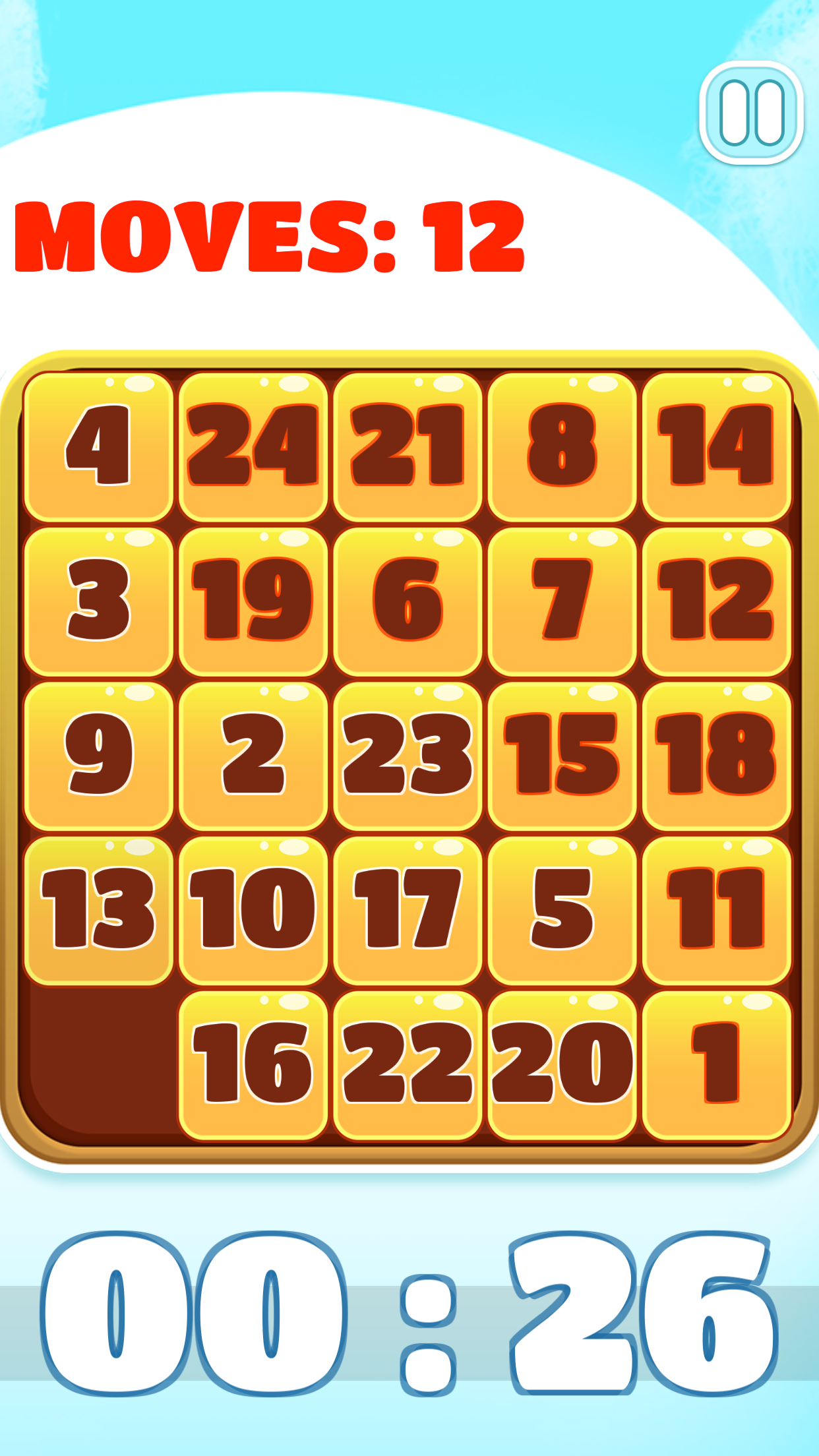 15 puzzle - Number Sliding Puzzle