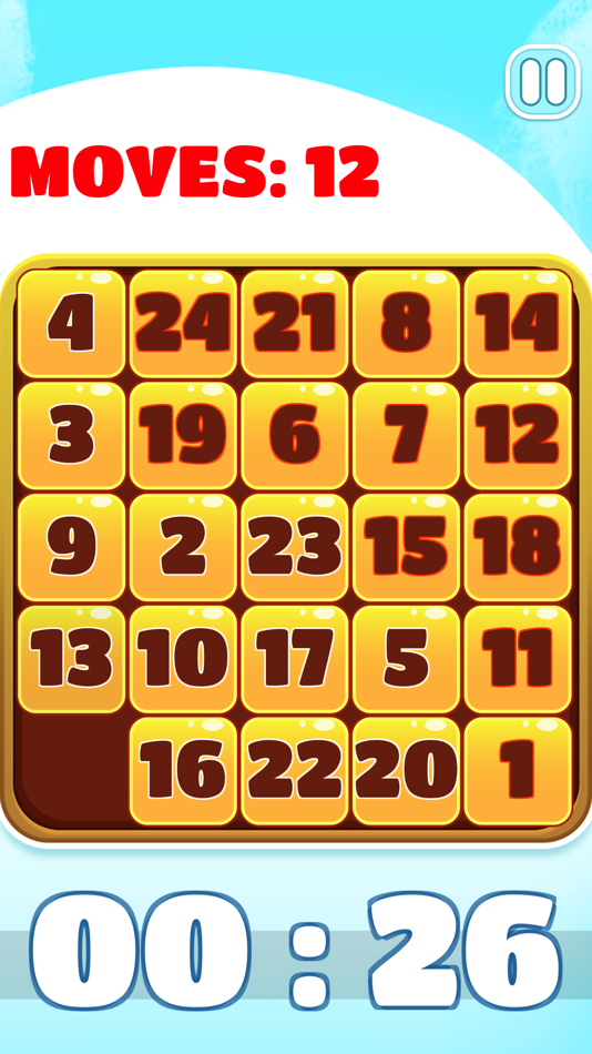 #3. 15 puzzle - Number Sliding Puzzle (iOS) By: Hashcube Software Private Limited