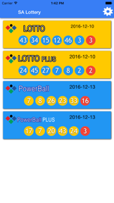 SA Lotto results check notify screenshot