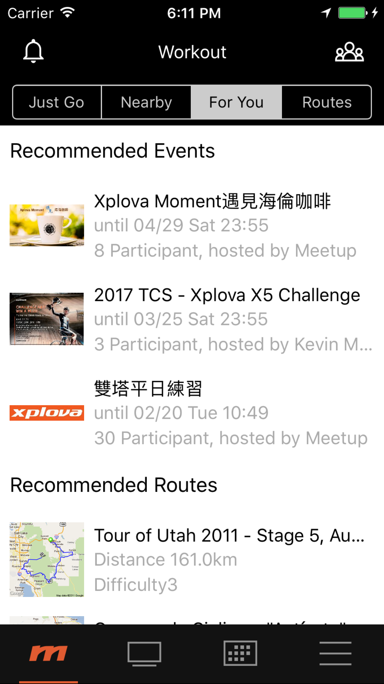 Xplova Moment screenshot 5