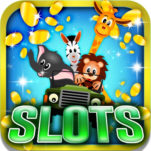 Safari Zoo Park Slot: Build a big gold coin empire Icon