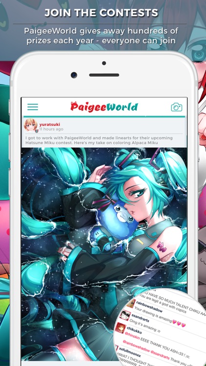 PaigeeWorld –Art & Drawing Community- Manga, Anime screenshot-3