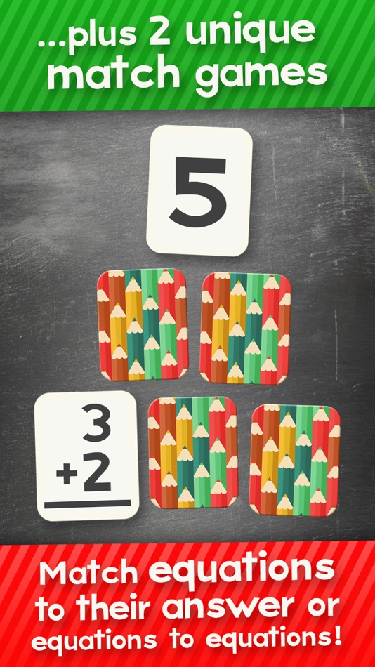 #3. Math Flash Card Matching Games For Kids Math Tutor (iOS) Podle: Eggroll Games LLC