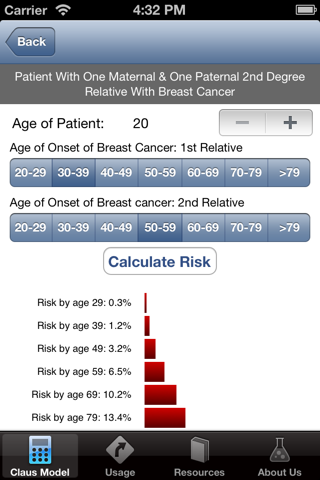 BRisk Breast Cancer Risk Assessment screenshot 3