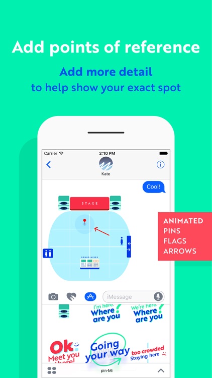 pin·Mi stickers - your friends in the crowd screenshot-3