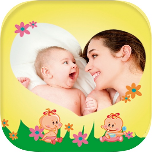 Baby photo frames – Photo editor for kids icon