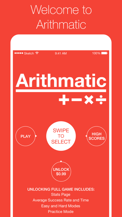 Screenshot #1 pour Arithmatic - Master Your Mental Math!