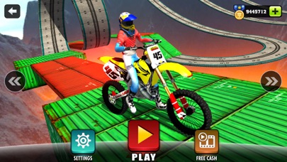 Screenshot #2 pour Motorbike Driving Simulator - impossible Tracks 3D