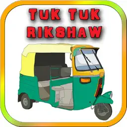 Crazy Tuk Tuk Auto Rikshaw Driving Simulator app icon