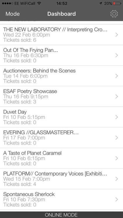 Tickets for Good Entry