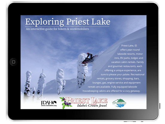 Priest Lake, ID Trails Guide iPad screenshot 3 - Travel app