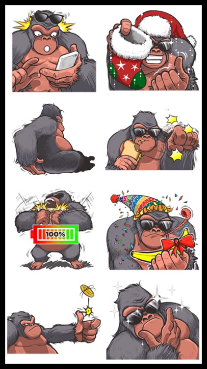 Mod Gorilla Stickers