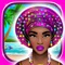 Tropical Princess with Fun Coloring Dress Up Games