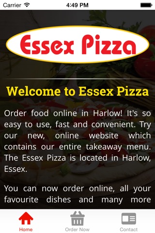 Essex Pizza screenshot 2