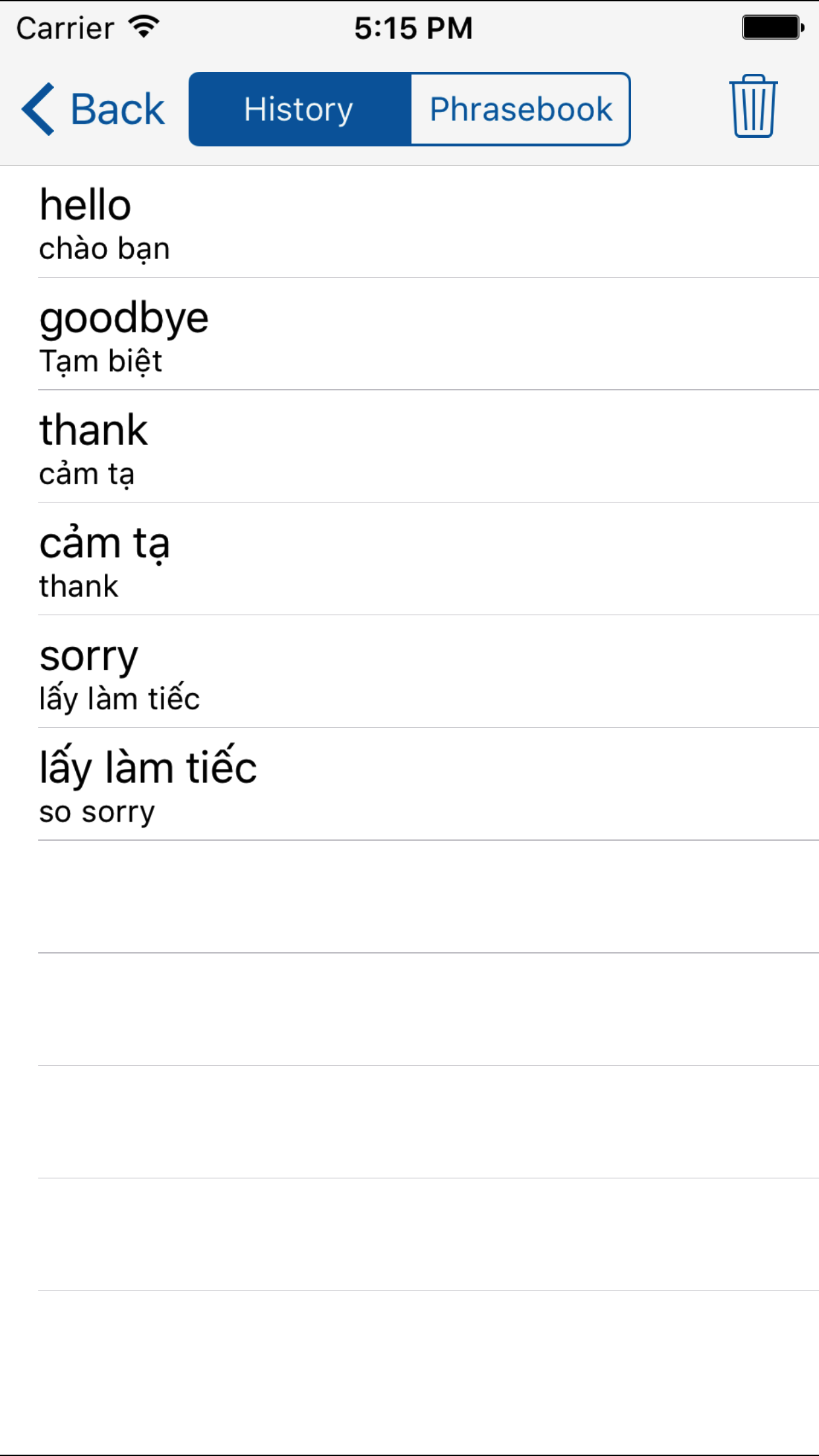Vietnamese English Translator
