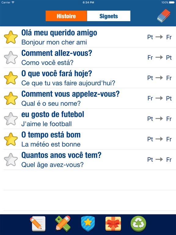 Screenshot #5 pour Traducteur et dictionnaire Portugais Français