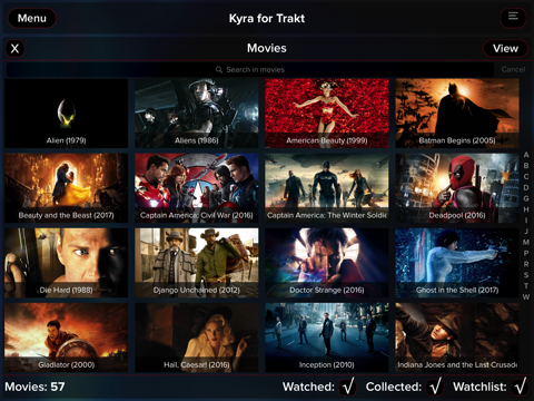 Kyra for Trakt: Movies edition screenshot 2