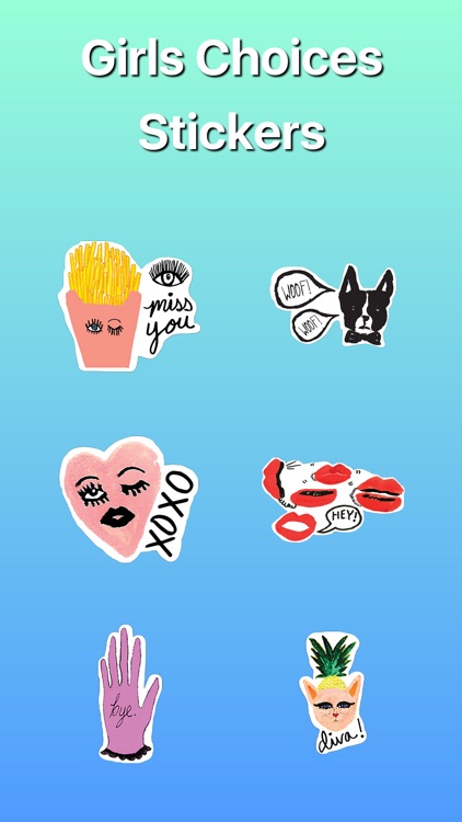 Girls Play Choices - Stickers For iMessage