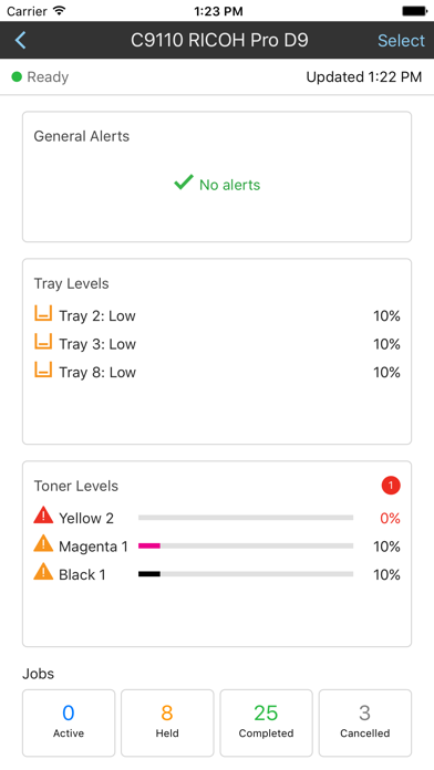 RICOH TotalFlow Supervisor screenshot 4