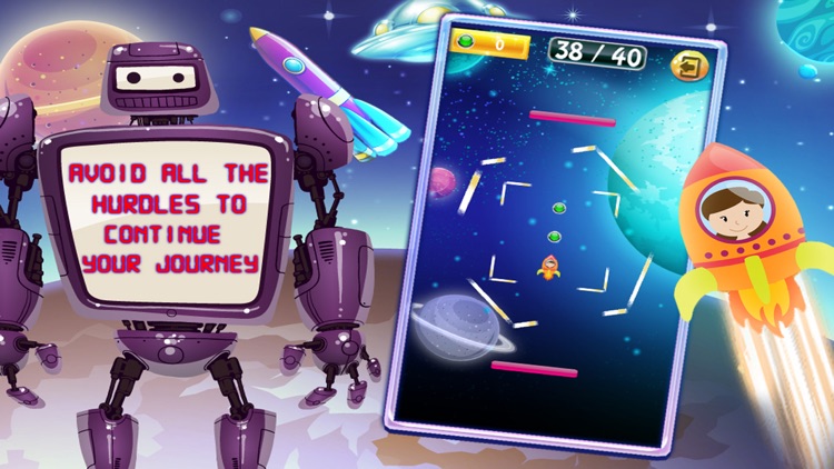 Space Hurdles Avoid the dangerous lines in space