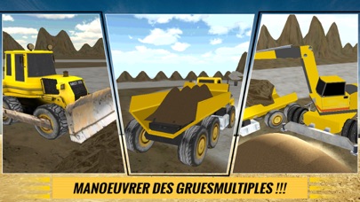 Screenshot #2 pour Sable Fouilleur Grue & Tombereau Camion Simulateur