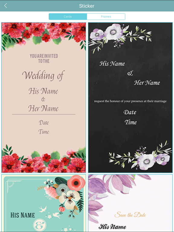 Screenshot #5 pour Wedding Invitation Card Maker