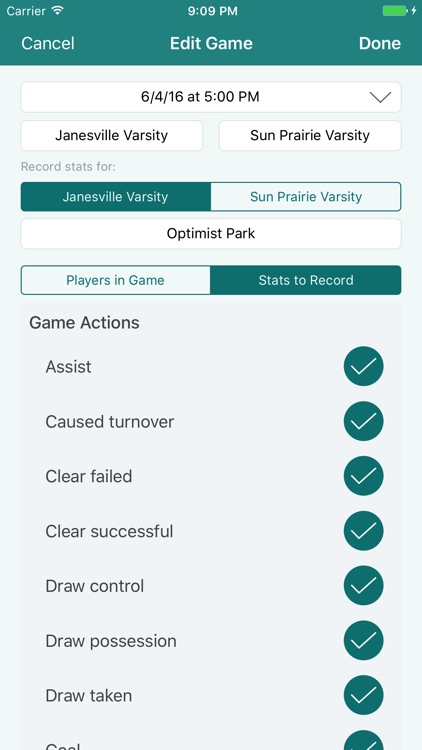 Women’s Lacrosse Stats screenshot-3