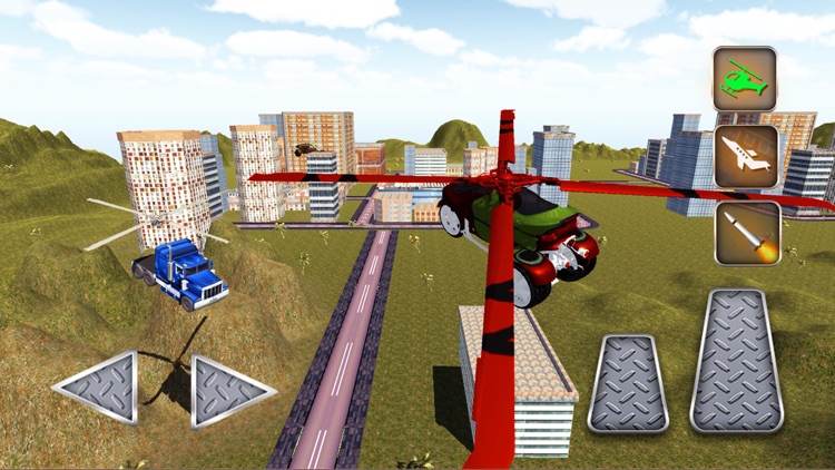 Futuristic Robot Wars: Flying Motorcycle Fight