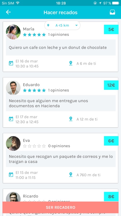 Yerrand, la app de los recados