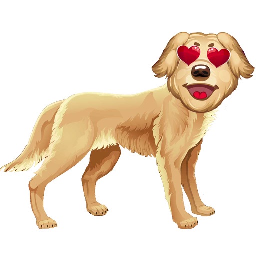 Moxie Moji Labrador emojis and stickers icon