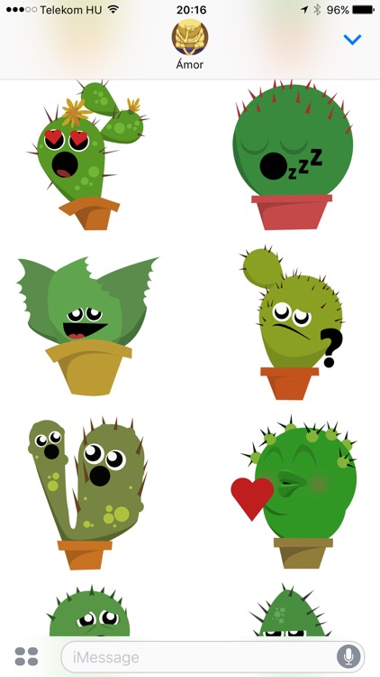 Lively Cactus Party the Summer Sticker Pack screenshot-3