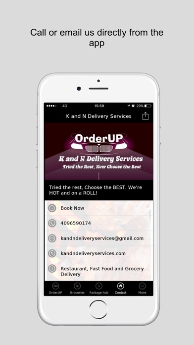 Screenshot #3 pour K and N Delivery Services