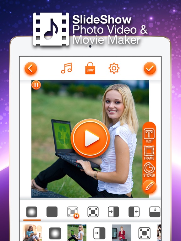 Screenshot #5 pour Diaporama -  Vidéo Et Movie Éditeur avec Musique