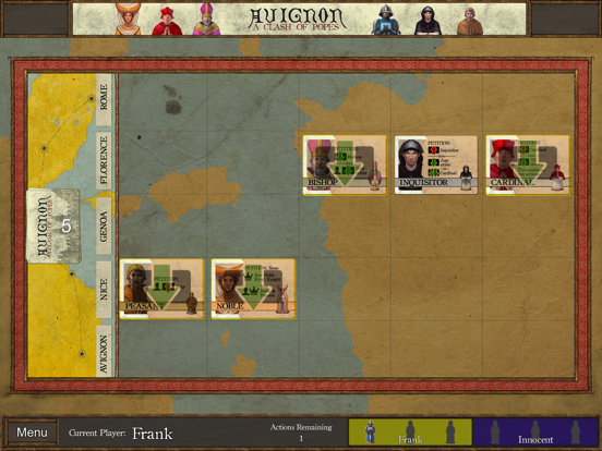 Avignon: A Clash of Popes iPad app afbeelding 4