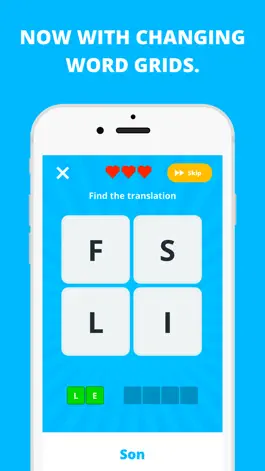 Game screenshot WordUp! The French Word Game apk