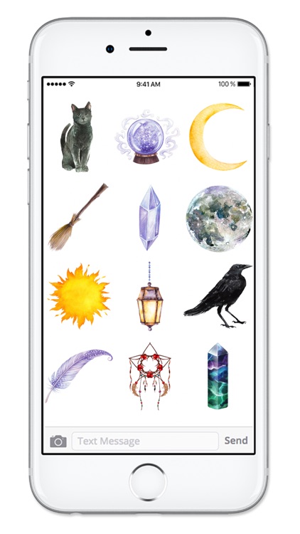 Magic and Nature Watercolor Sticker Pack