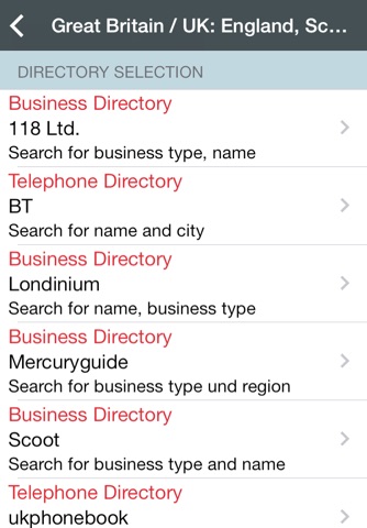 Directory World screenshot 4