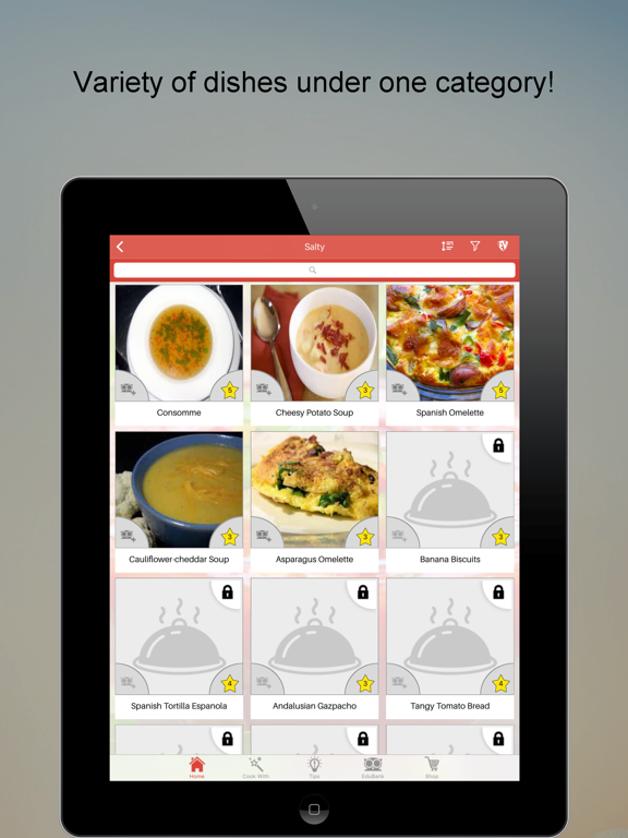 Screenshot #6 pour Spanish Recipes SMART Cookbook