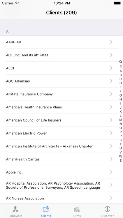 Arkansas Lobbyist Directory