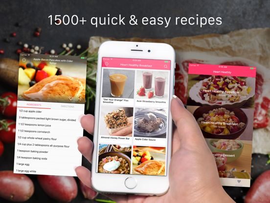 Screenshot #4 pour Heart Healthy Recipes, Ingredients & Meal Plans