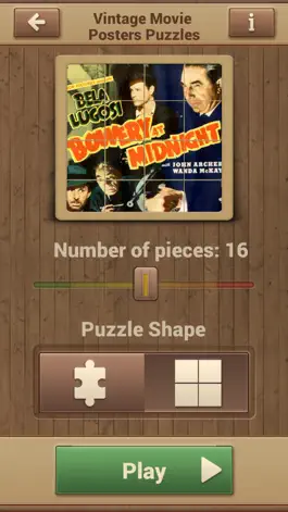 Game screenshot Vintage Movie Posters Puzzles hack