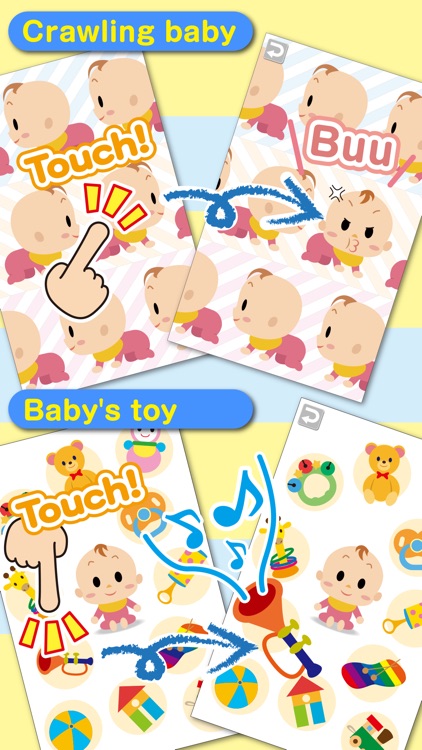 Stop crying baby　Good day touch! - edu App