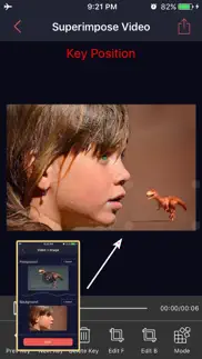 superimpose video - combine movies & photos iphone screenshot 2