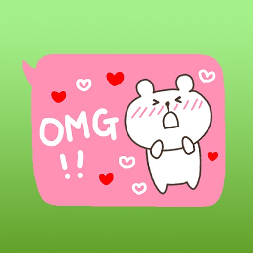 A bear and talking balloons icon