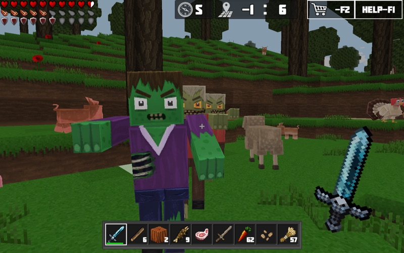 World of Cubes Survival Craft Screenshot