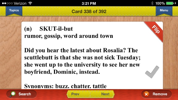 MCAT Prep Verbal Flashcards Vocabulary Exambusters screenshot-4