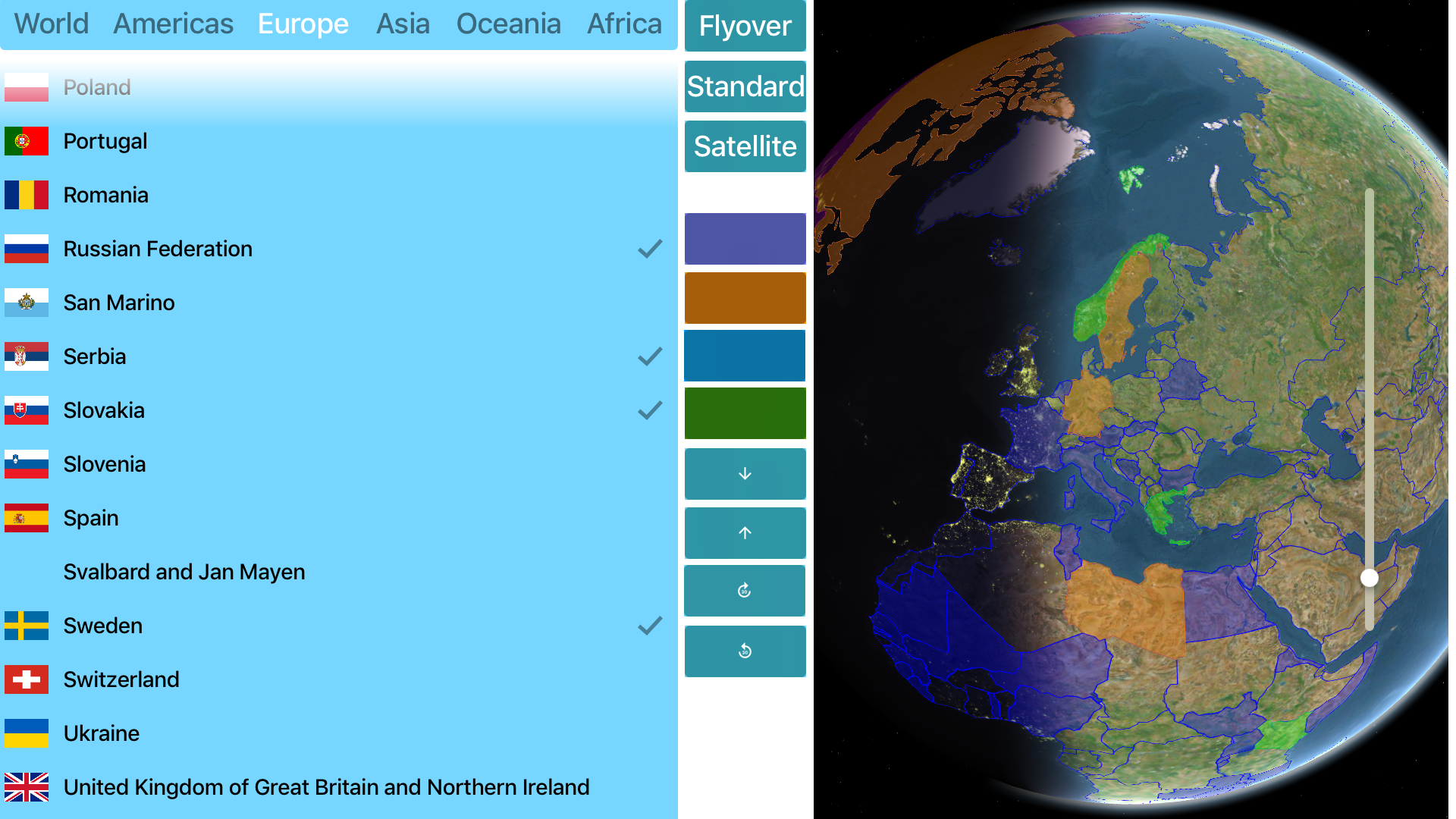 3D Visited Countries Pro screenshot 16