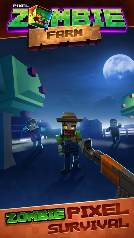 Zombie Pixel Farm Survival Fps screenshot 4