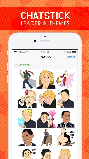 Funny Leader Stickers for iMessage Free(圖2)-速報App
