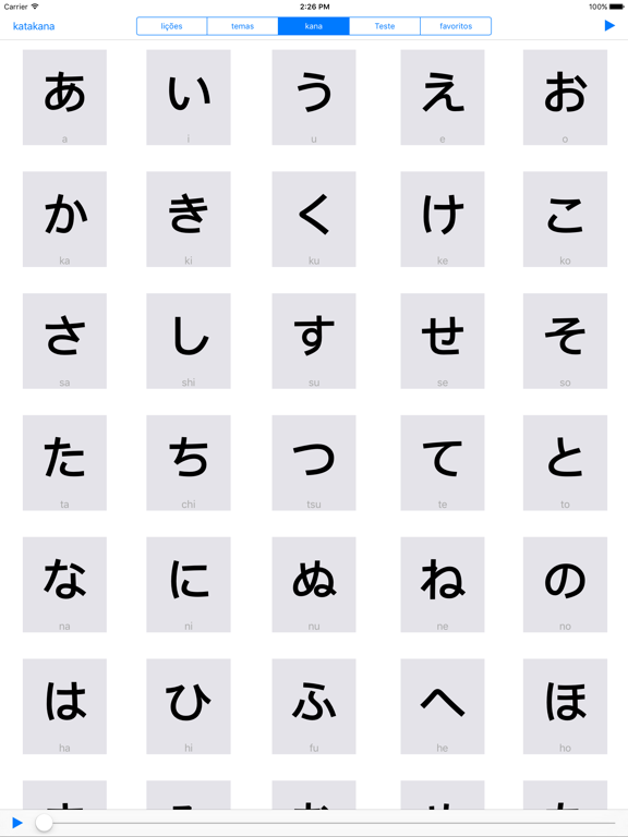 Curso de Japonêss iPad screenshot 5 - Education app